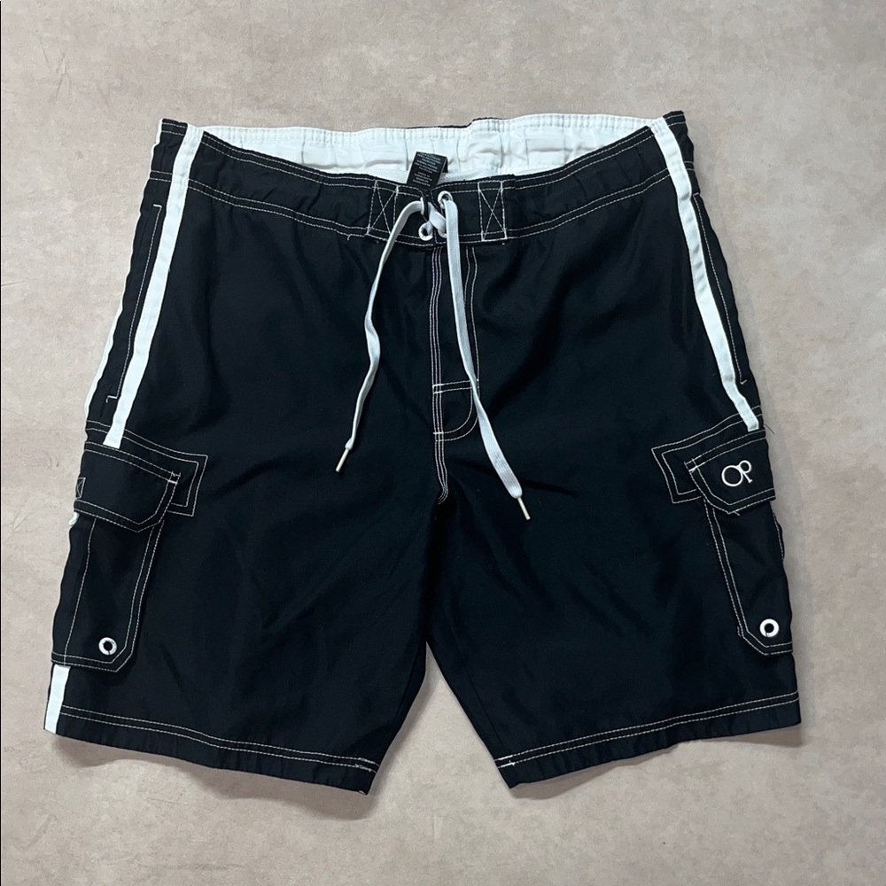 OP Ocean Pacific Y2K Surf Swim Board Shorts